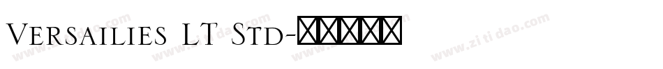 Versailies LT Std字体转换